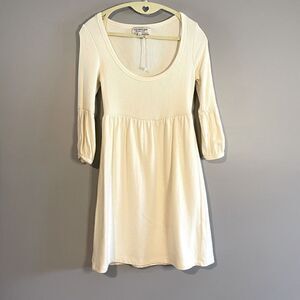 Poof Excellence Cream Sweater Mini Dress | SZ L